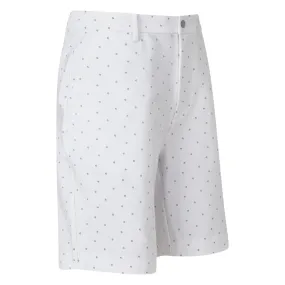 Concert wear FootJoy FJ Print Shorts - White/Slate