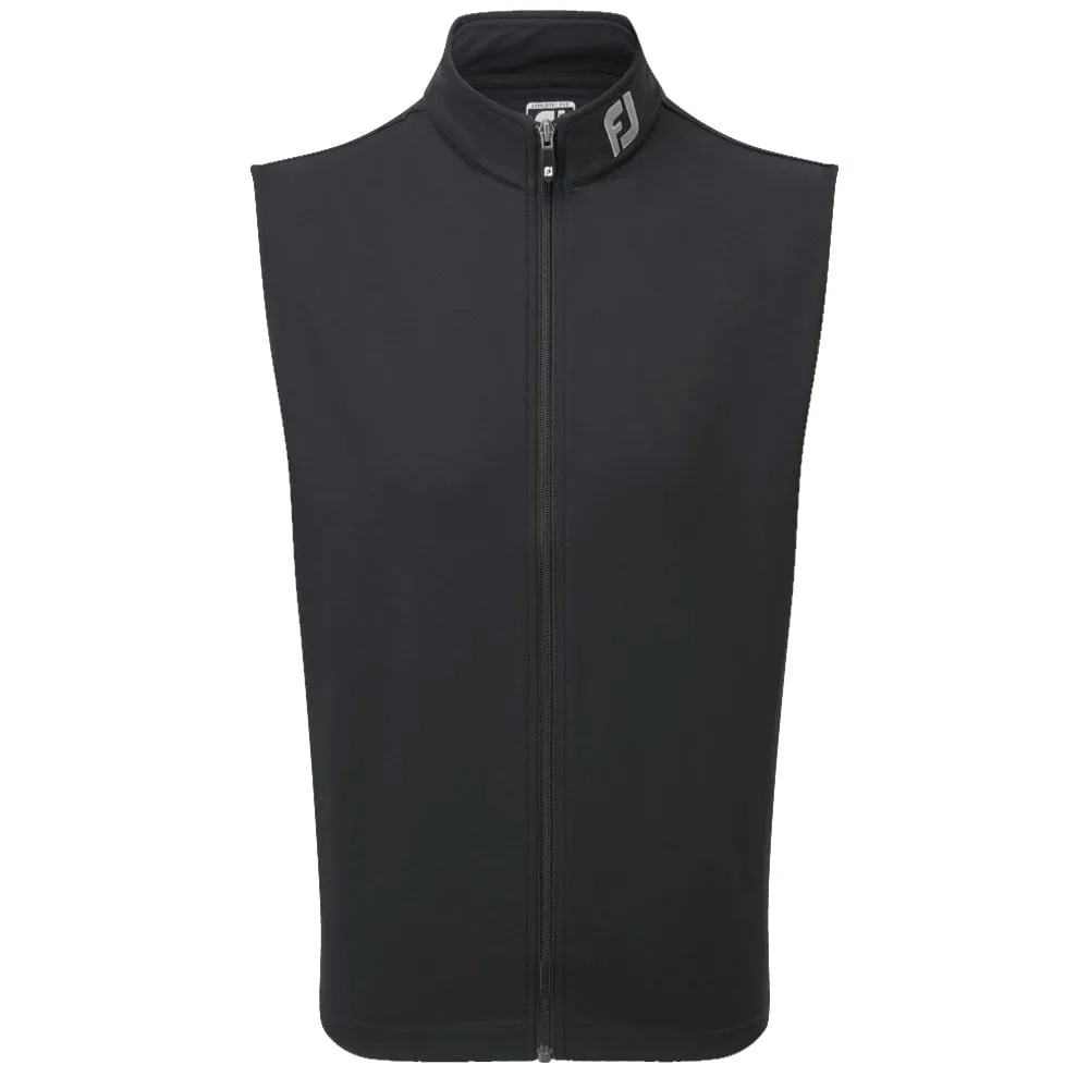 Modular Layering Compatibility FootJoy Full-Zip Knit Vest - Black