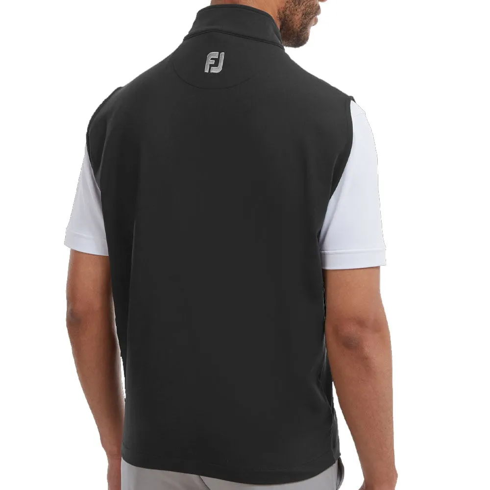 FootJoy Full-Zip Knit Vest - Black radius Better