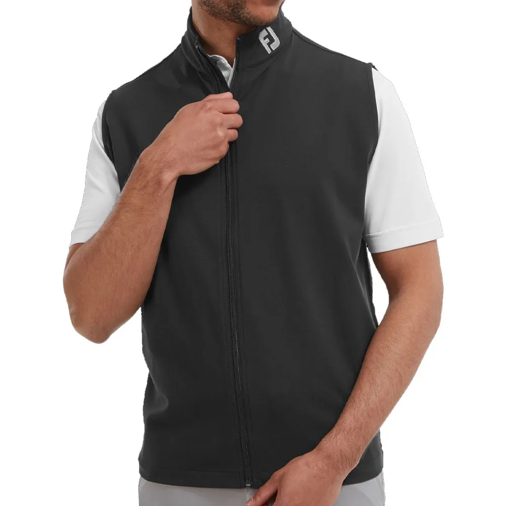 good for work FootJoy Full-Zip Knit Vest - Black
