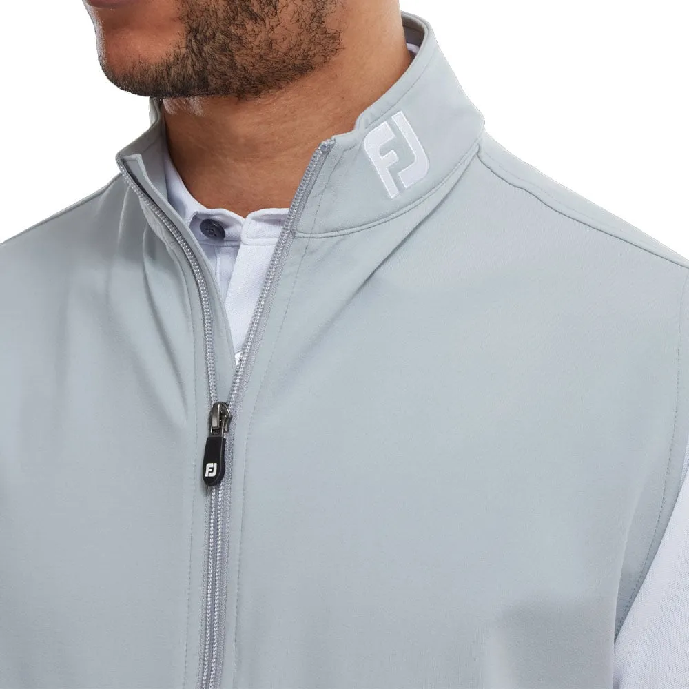 summer clothing petite - plus size FootJoy Full-Zip Knit Vest - Grey