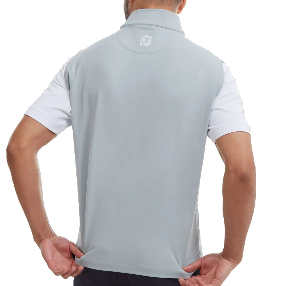 Simple rare wear FootJoy Full-Zip Knit Vest - Grey