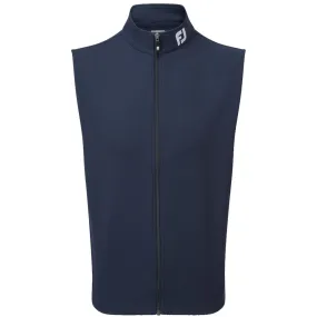 FootJoy Full-Zip Knit Vest - Navy Oval