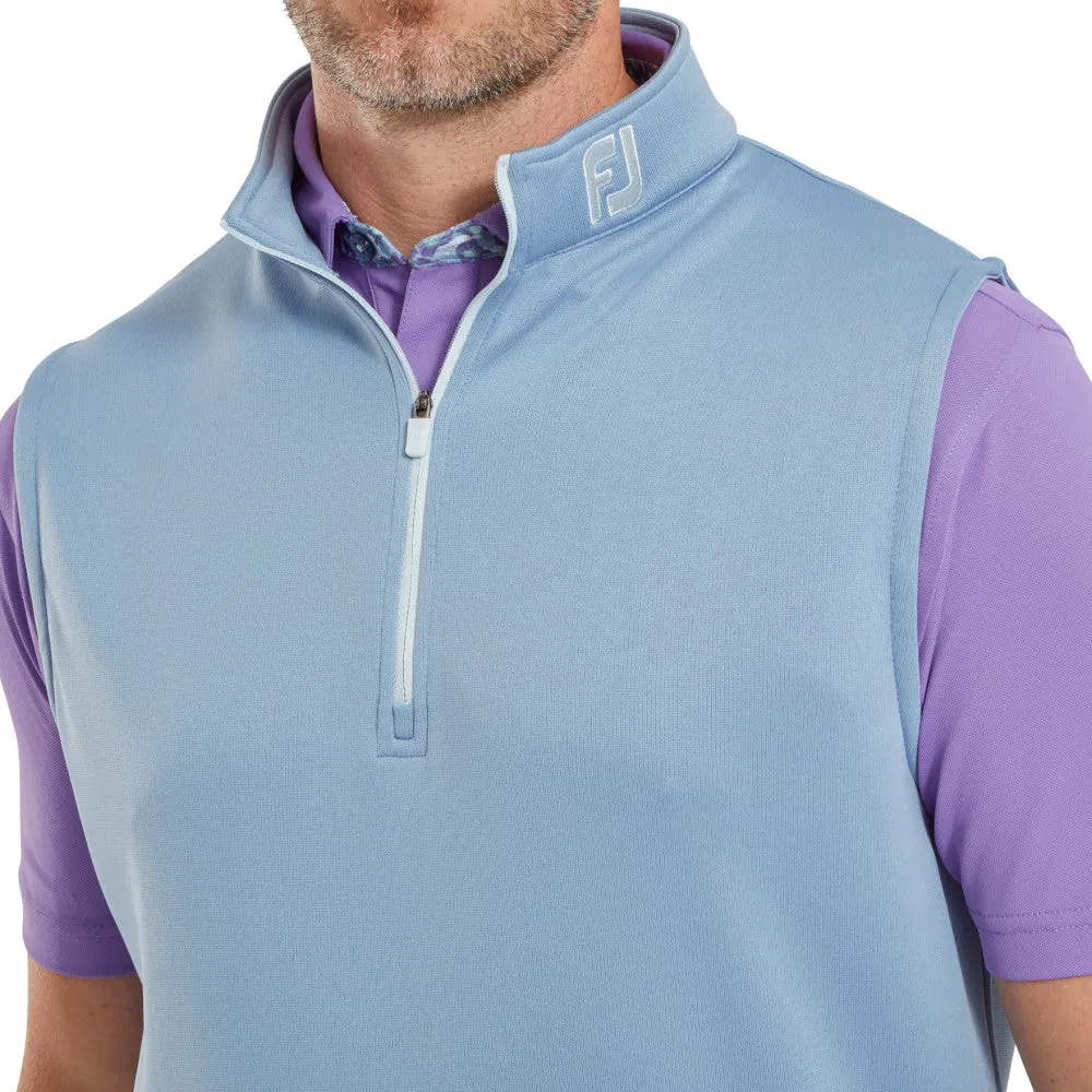 Moisture Wicking Technology FootJoy Half-Zip Vest - Storm
