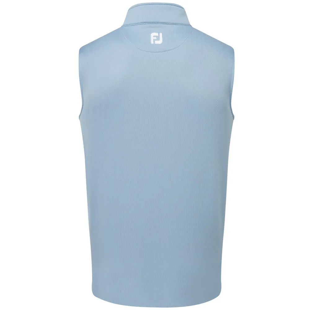 FootJoy Half-Zip Vest - Storm Contoured Sleeve Holes