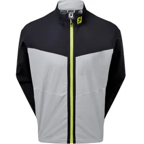 FootJoy HydroLite Waterproof Jacket - Black/Grey/Lime SiliconeGrip