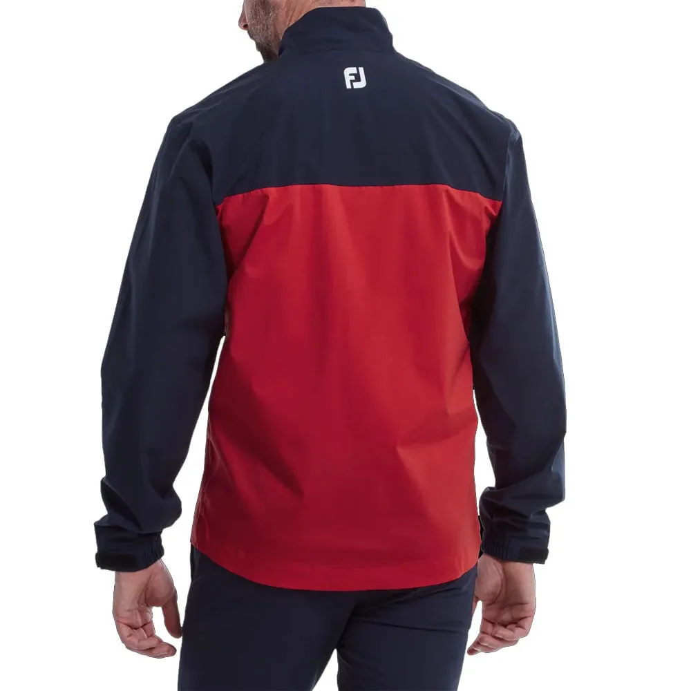 Light Activated Cooling FootJoy HydroLite Waterproof Jacket - Navy/Red/White