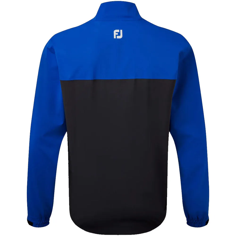 Adjustable Hem Lock System Odor Resistant Lining FootJoy HydroLite Waterproof Jacket - Royal/Black/Silver