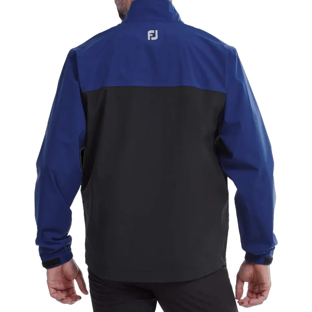 Hypoallergenic fabric FootJoy HydroLite Waterproof Jacket - Royal/Black/Silver
