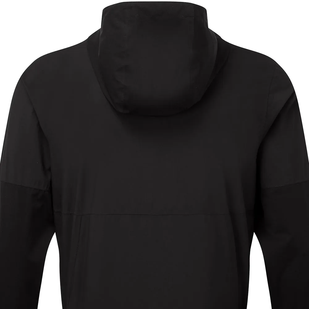 FootJoy HydroLite X Waterproof Hoodie Jacket - Black TearResistant Reinforcements