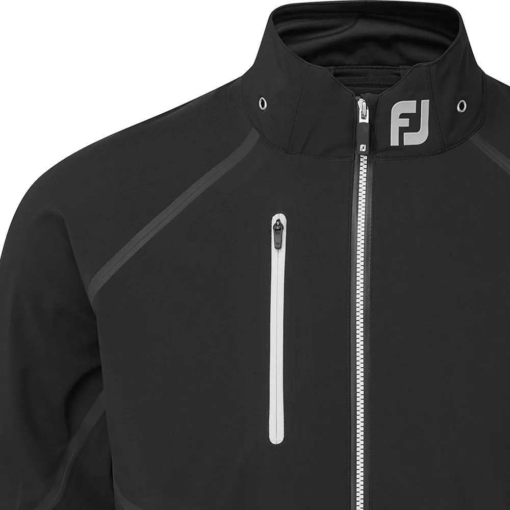 FootJoy HydroTour Waterproof Jacket - Black/Silver Daily Commute Wear