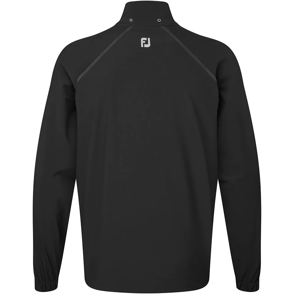 Multi Pocket System Articulated Ergonomic Fit FootJoy HydroTour Waterproof Jacket - Black/Silver