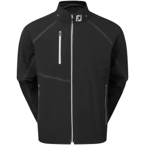 FootJoy HydroTour Waterproof Jacket - Black/Silver Ergonomic Silhouette