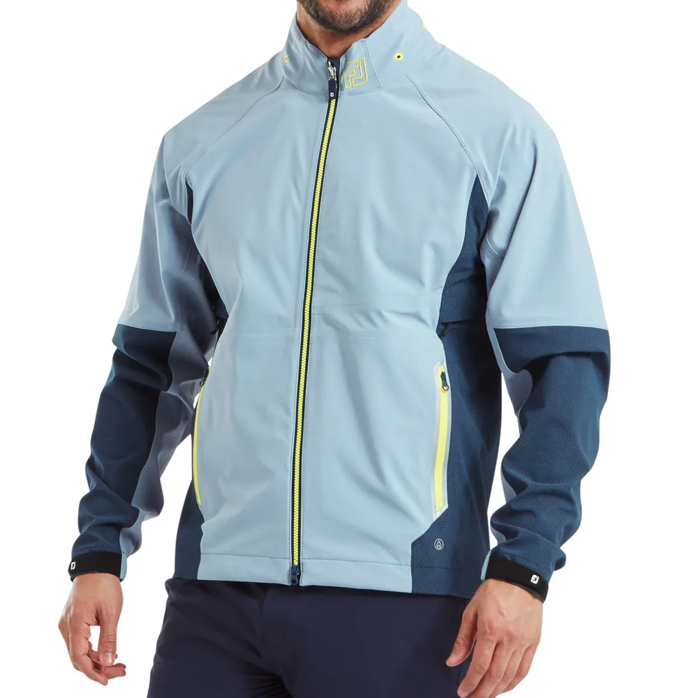 FootJoy HydroTour Waterproof Jacket - Slate/Navy/Primrose LowProfileStitching