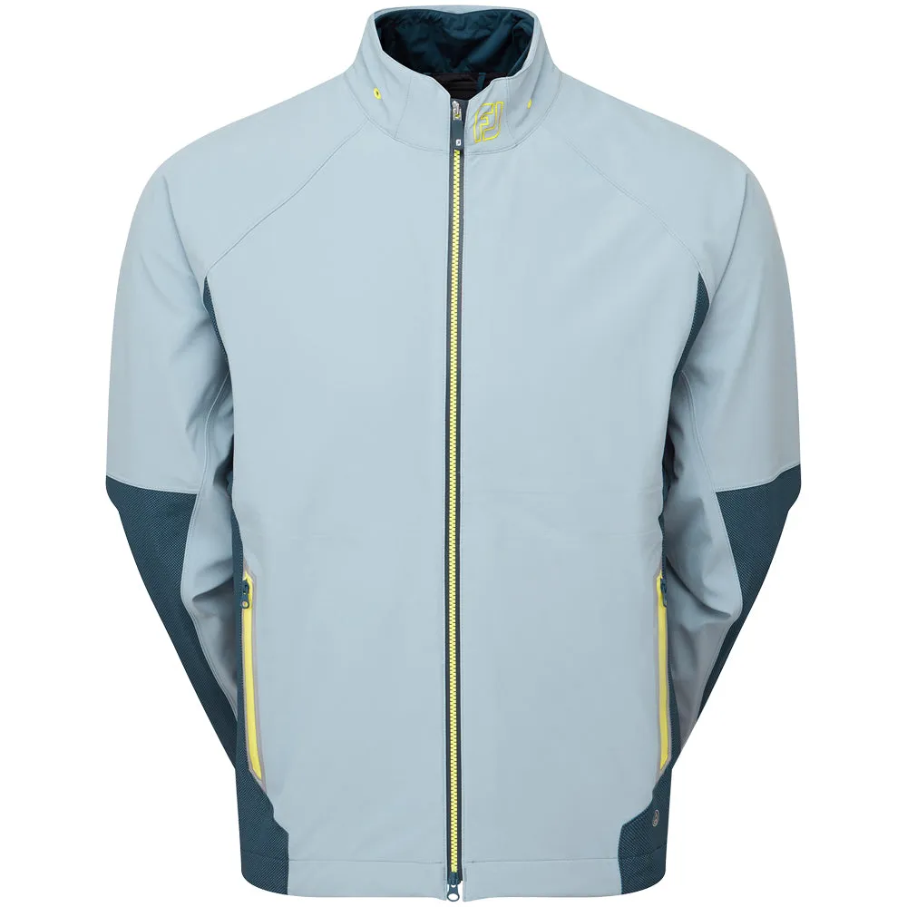 AntiPilling Finish Weather Proof FootJoy HydroTour Waterproof Jacket - Slate/Navy/Primrose