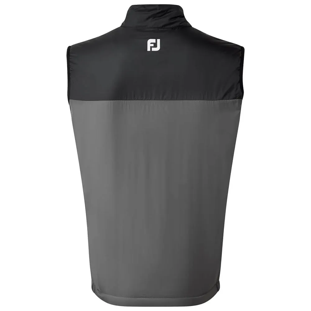 moisture - wicking clothing barrier FootJoy Lightweight Thermal Insulated Vest - Black/Coal