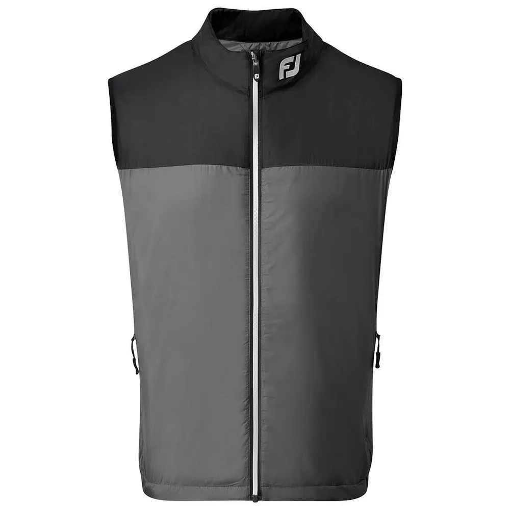 FootJoy Lightweight Thermal Insulated Vest - Black/Coal Floral design