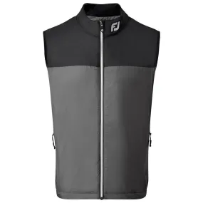 FootJoy Lightweight Thermal Insulated Vest - Black/Coal Floral design
