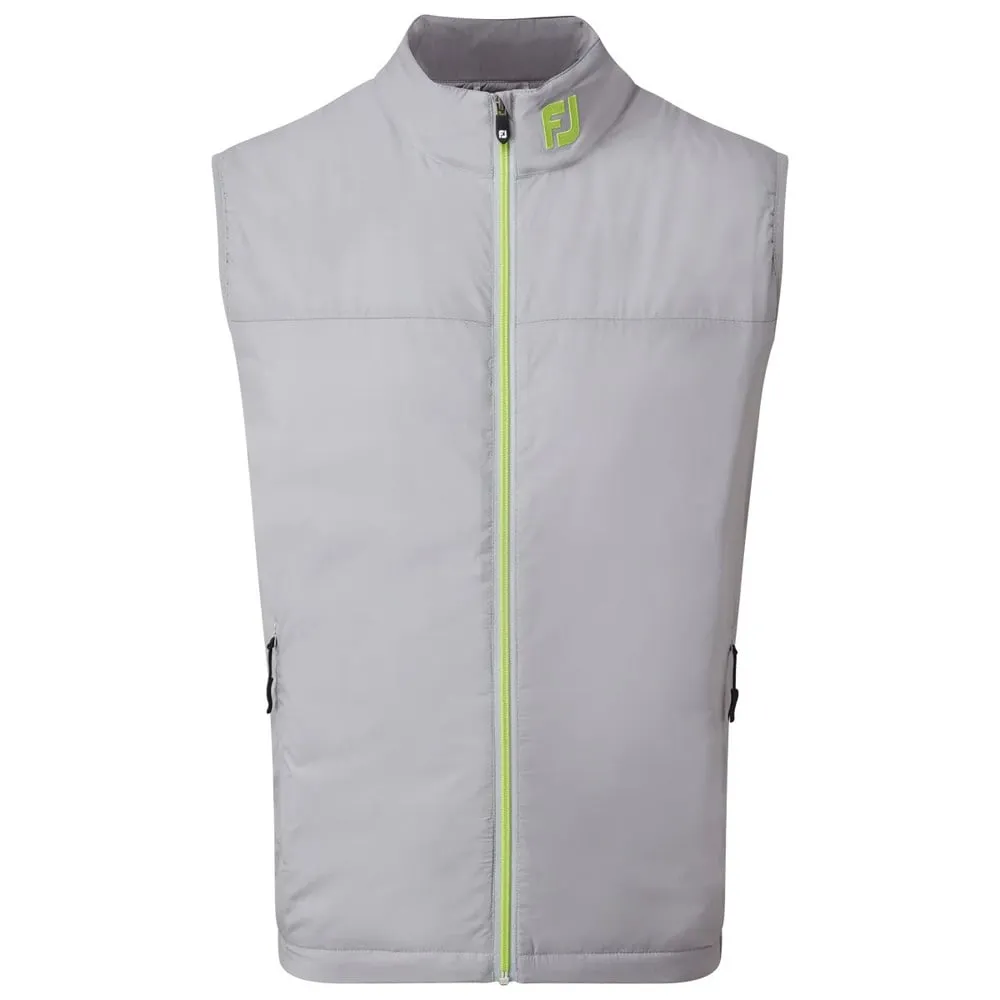 Non Restrictive Fit Enhanced Ventilation FootJoy Lightweight Thermal Insulated Vest - Grey