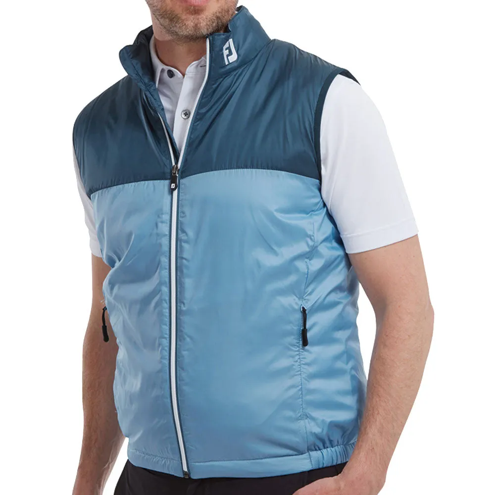 FootJoy Lightweight Thermal Vest - Ink/Dusk Blue Quick Release Clips Organic