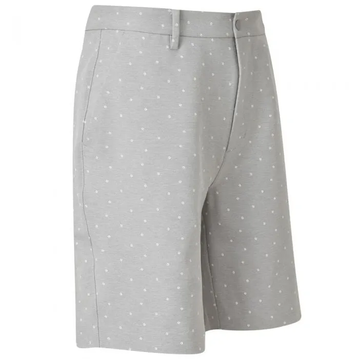 Compression Fit Universal Attachment Points Footjoy Lite Tapered Fit Shorts - Heather Grey