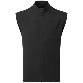 hand - washable clothing involvement FootJoy Ottoman Knit Vest - Black