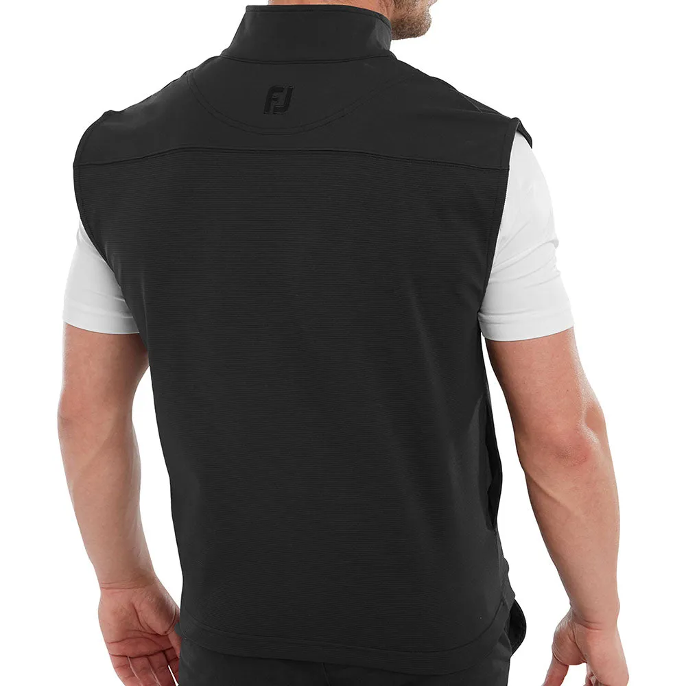 FootJoy Ottoman Knit Vest - Black Practical popular in hot regions