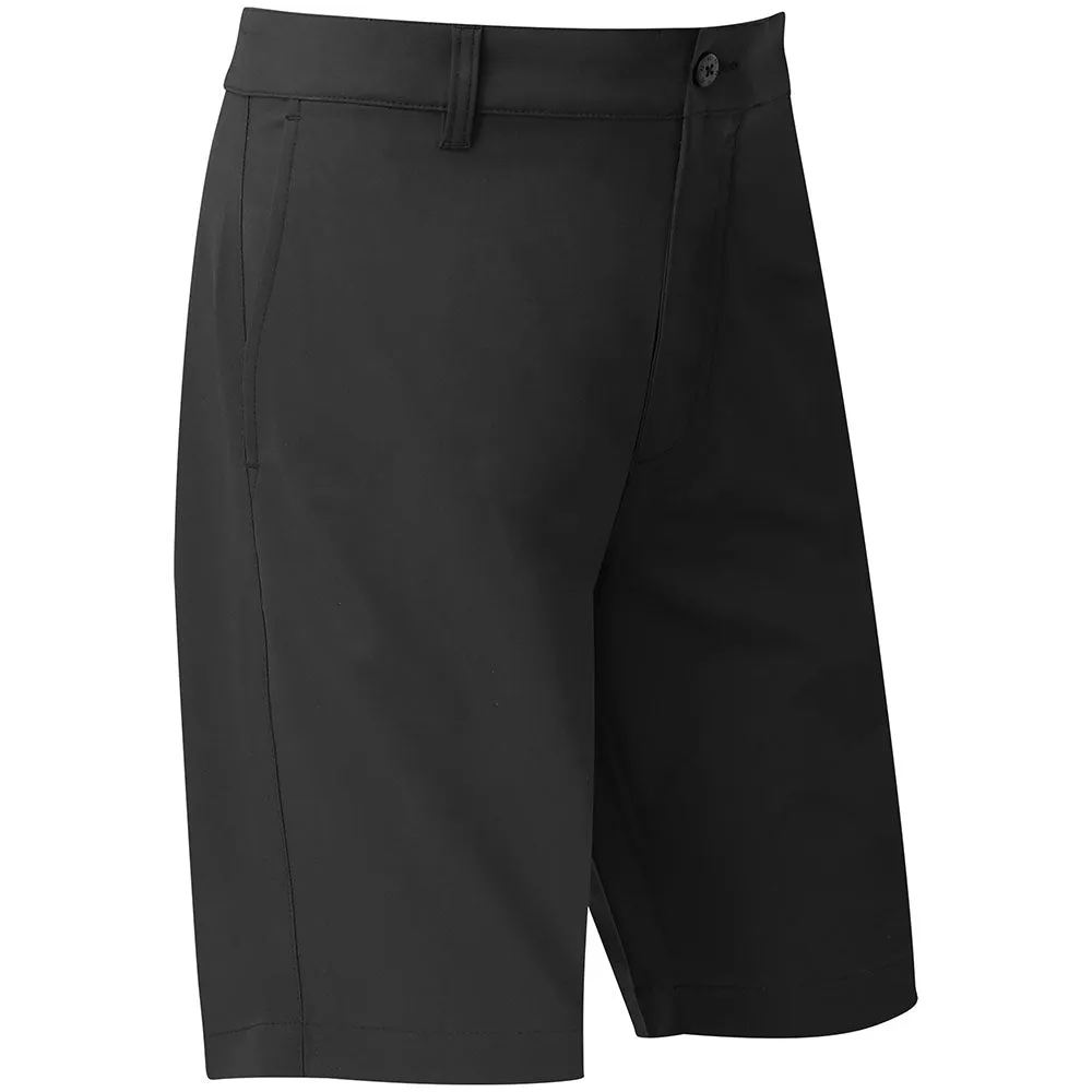 Flexible Gusset Design FootJoy Par Golf Shorts - Black