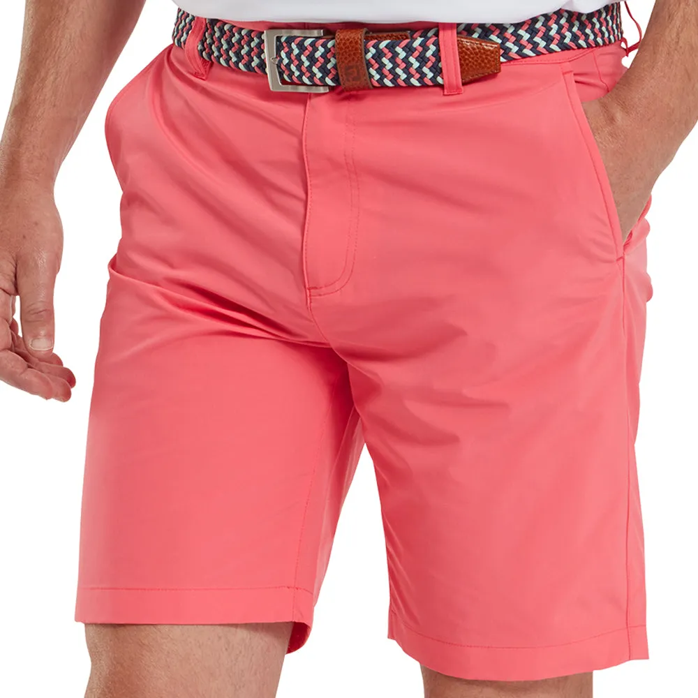 FootJoy Par Golf Shorts - Coral Red High-End Quality