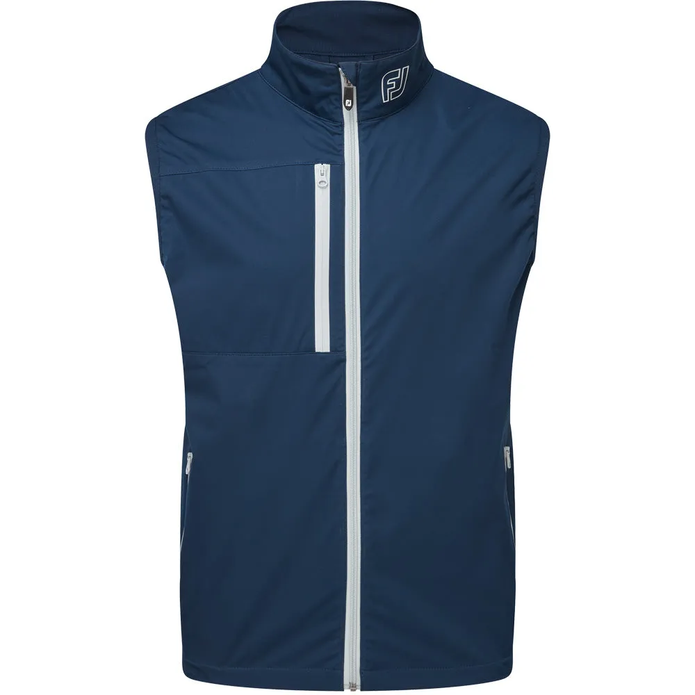 Dependable Checkered FootJoy Softshell Vest - Navy