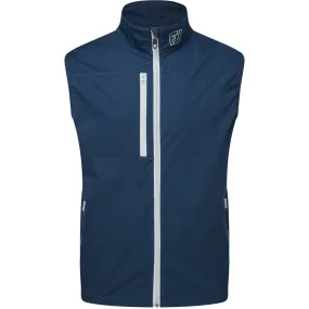 Dependable Checkered FootJoy Softshell Vest - Navy