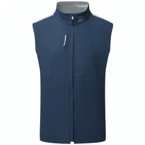 Striped Design FootJoy TempoSeries Lightweight Gilet - Navy/Grey