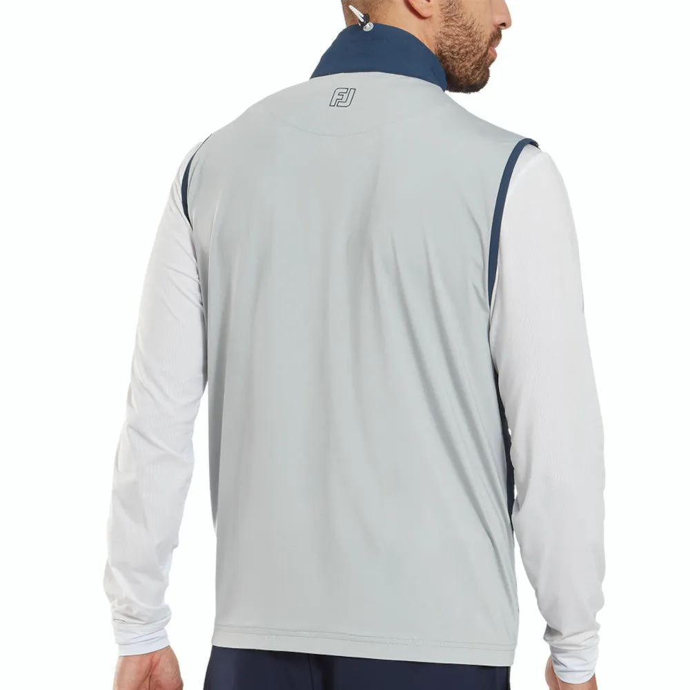 Strength Reinforced Stitching FootJoy TempoSeries Lightweight Gilet - Navy/Grey