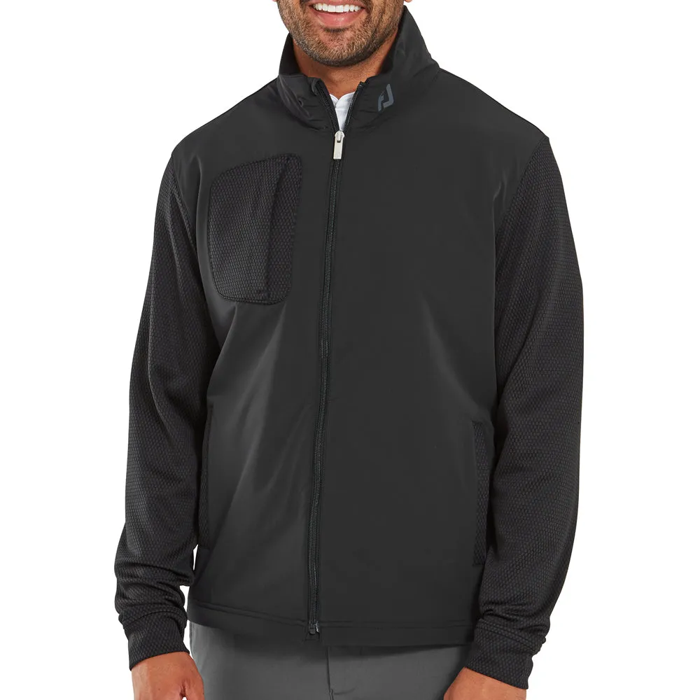 FootJoy Thermoseries Hybrid Jacket - Black Anti Pill Technology