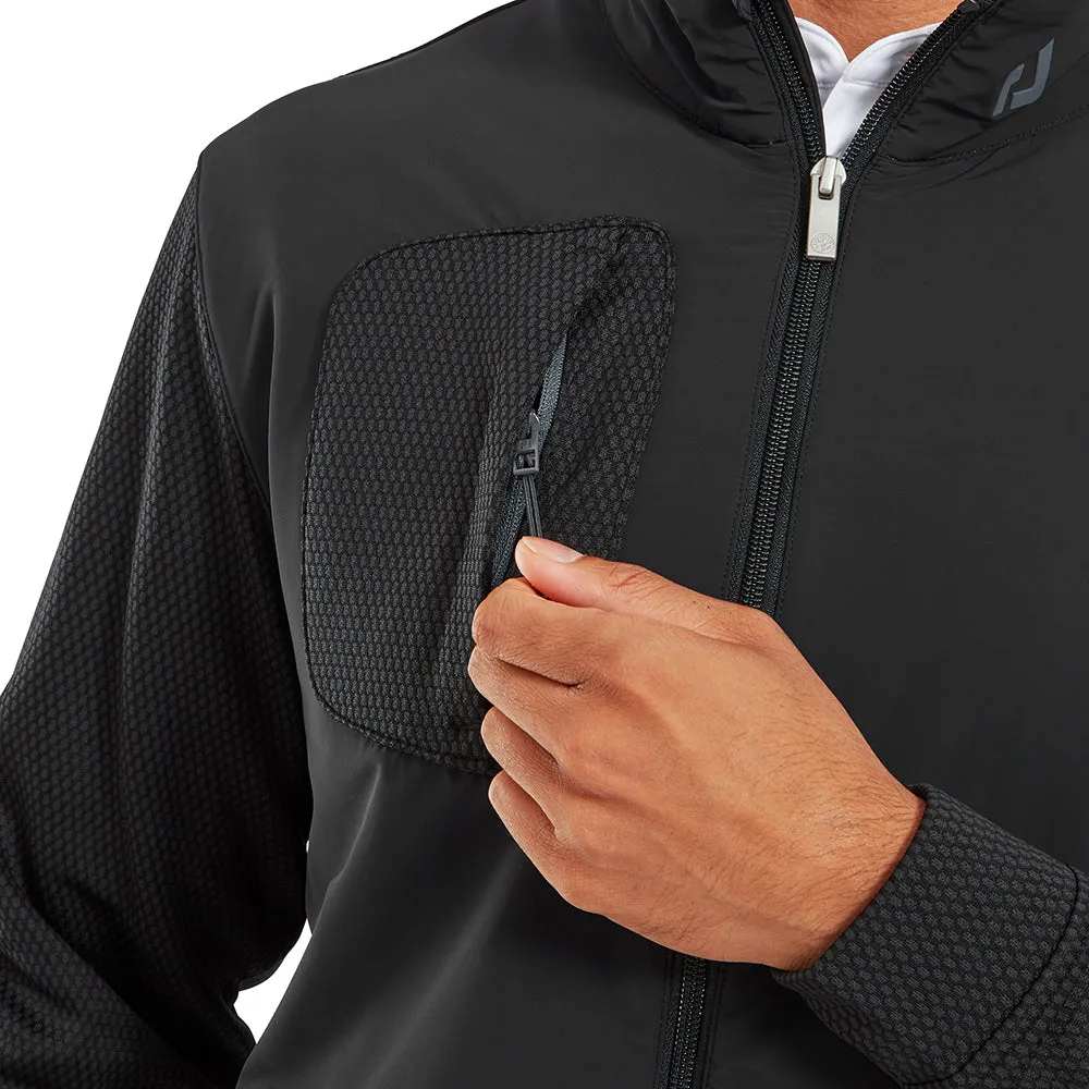 FootJoy Thermoseries Hybrid Jacket - Black Abrasion Resistant Trim