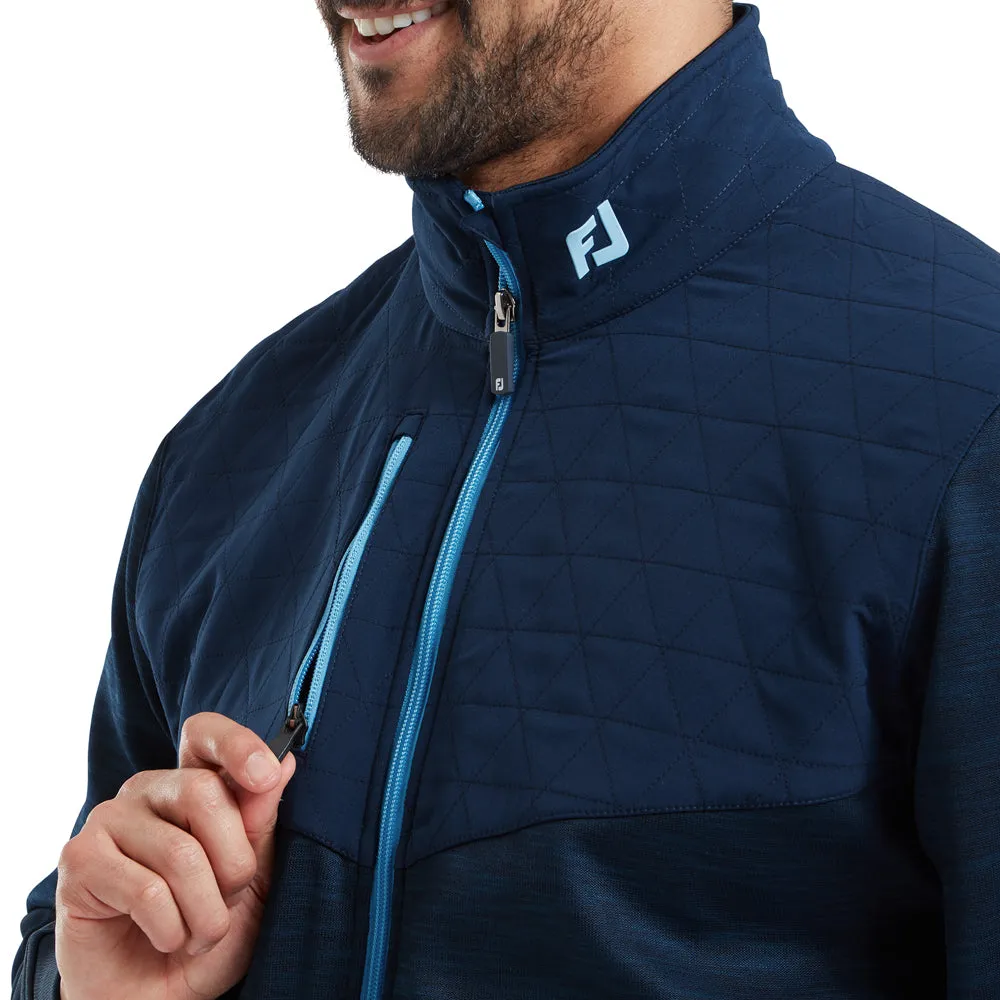 Compression Resistant Insulation Abrasion Resistant Surface FootJoy ThermoSeries Hybrid Jacket - Navy