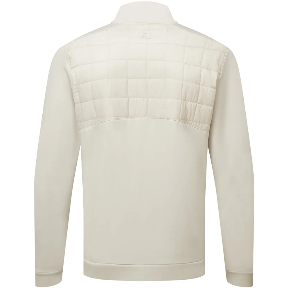 Polished Casual Noise Reduced Fasteners FootJoy Thermoseries Lightweight Insulated Jacket - Stone