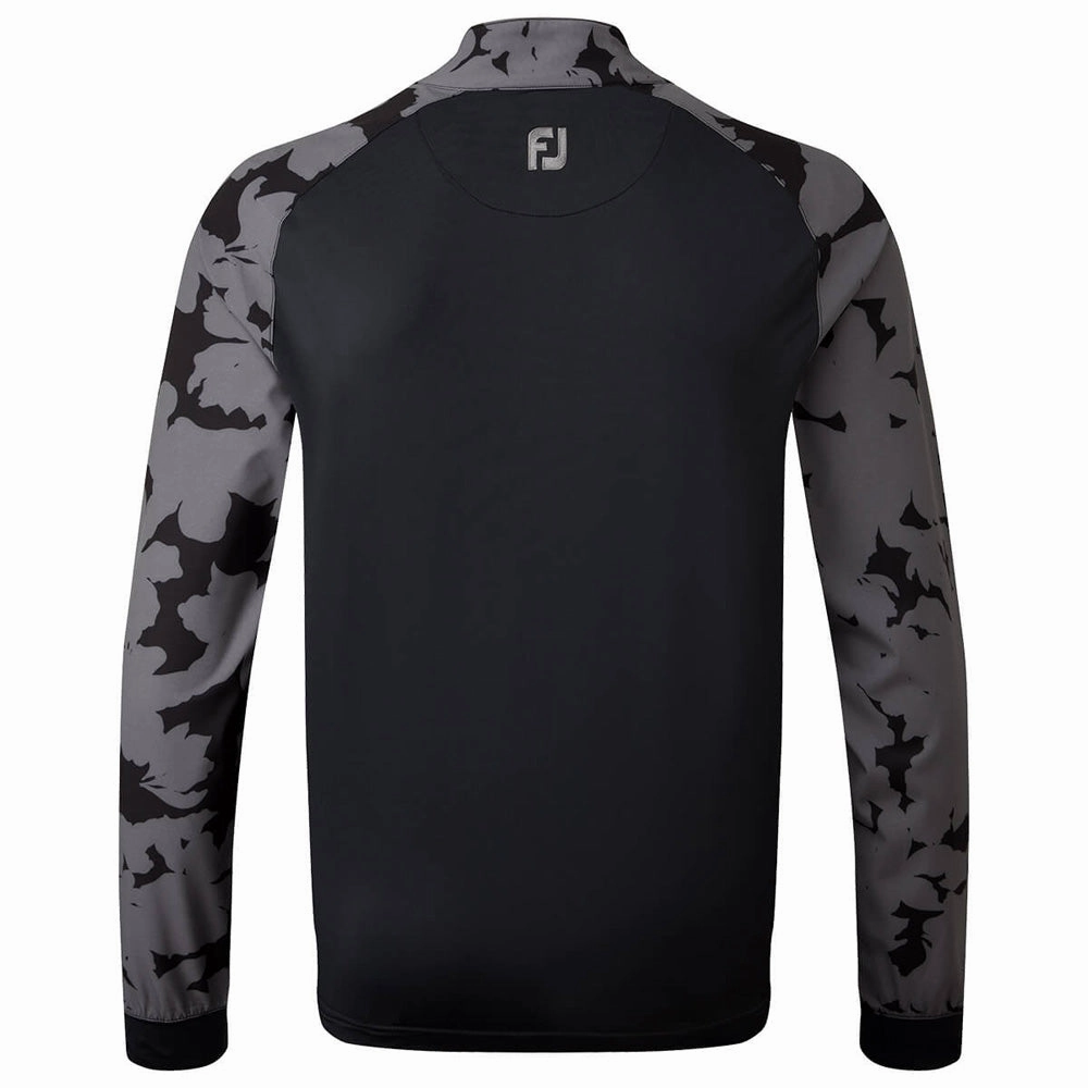 product skiing suitability Cozy Gear FootJoy Camo Floral Half Zip Midlayer - Black