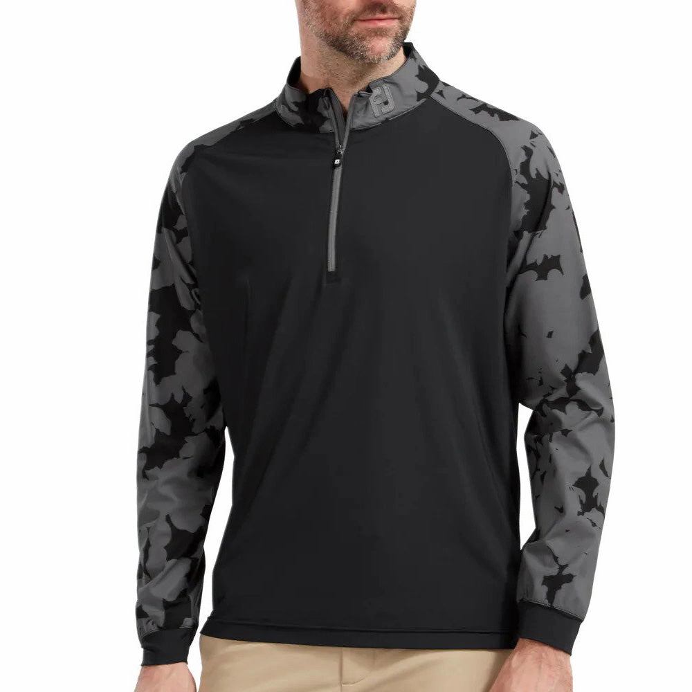 FootJoy Camo Floral Half Zip Midlayer - Black Urban Fashion