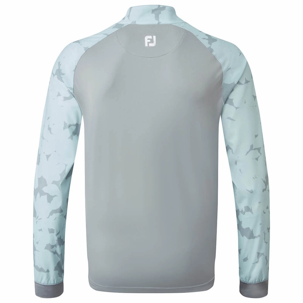 Outdoor Wear product couple intimacy FootJoy Camo Floral Half Zip Midlayer - Grey