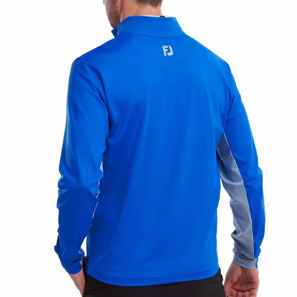 Best-selling Holiday Wear FootJoy Chest Stripe Chill Out 1/4 Zip Pullover - Royal/Dove Grey