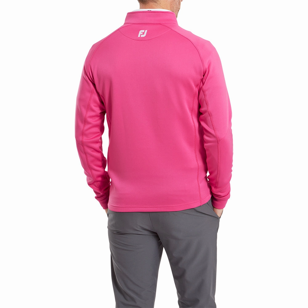 FootJoy Chill-Out 1/4 Zip Pullover - Berry Stylish Comfort Practical