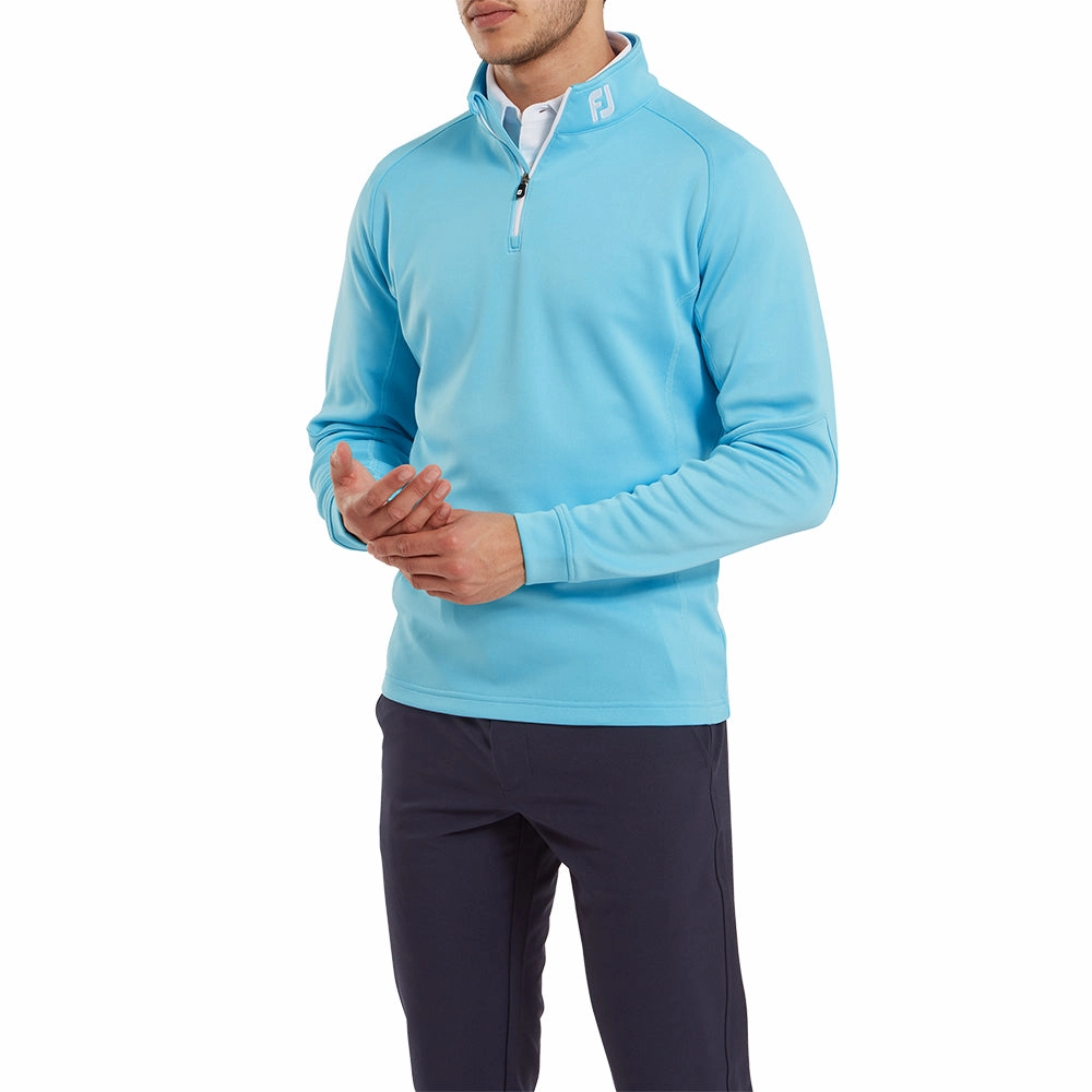 FootJoy Chill-Out 1/4 Zip Pullover - Riviera Blue Home Comfort Timeless Comfort