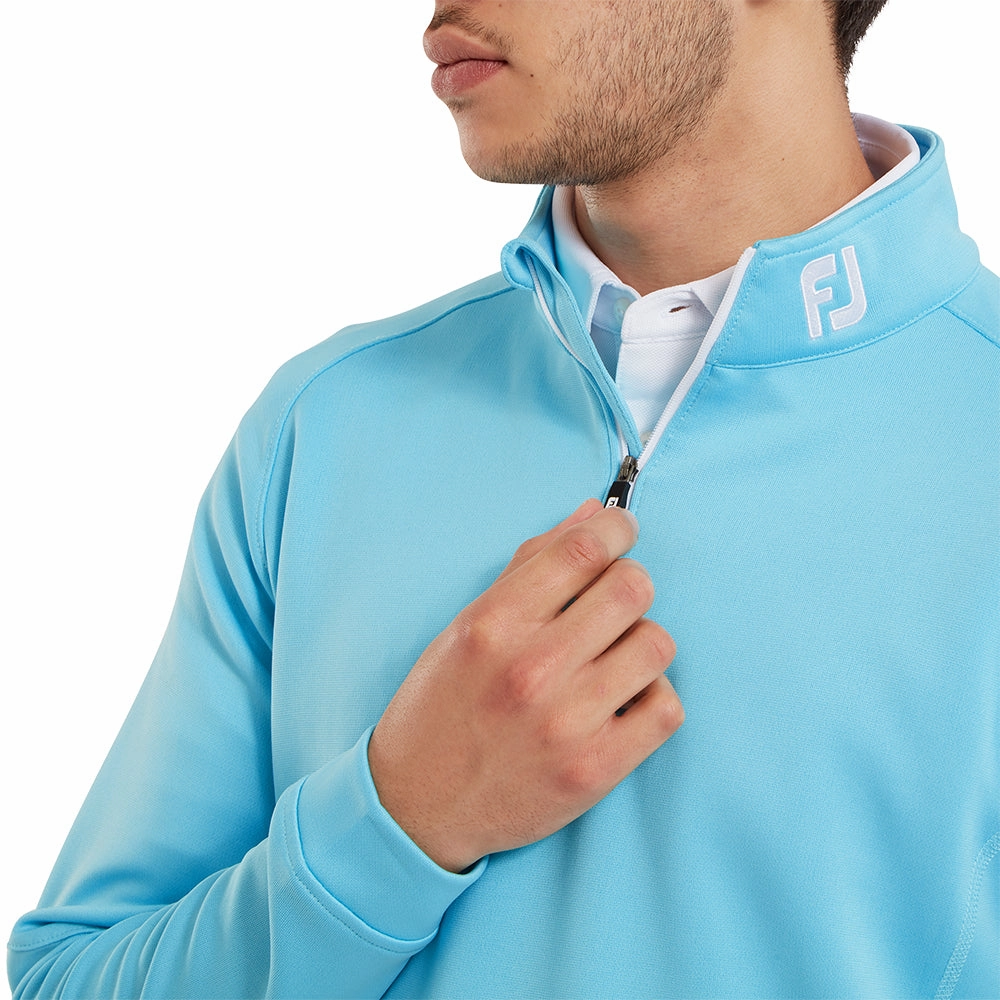 Winter Layers FootJoy Chill-Out 1/4 Zip Pullover - Riviera Blue