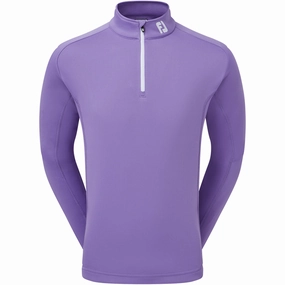 label accents product jewelry adornment FootJoy Chill-Out 1/4 Zip Pullover - Thistle