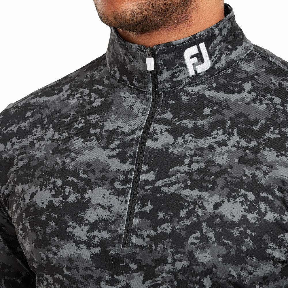 Chill Layers product home friendliness FootJoy Cloud Camo 1/4 Zip Pullover - Black