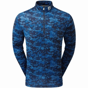 Flexible FootJoy Cloud Camo 1/4 Zip Pullover - Navy