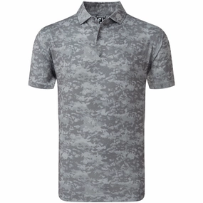Fashionable Layer FootJoy Cloud Camo Polo Shirt - Lava