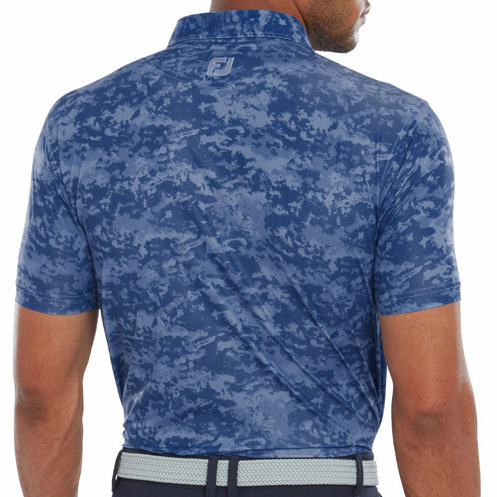 Casual Style Wear Outdoor Light FootJoy Cloud Camo Polo Shirt - Twilight