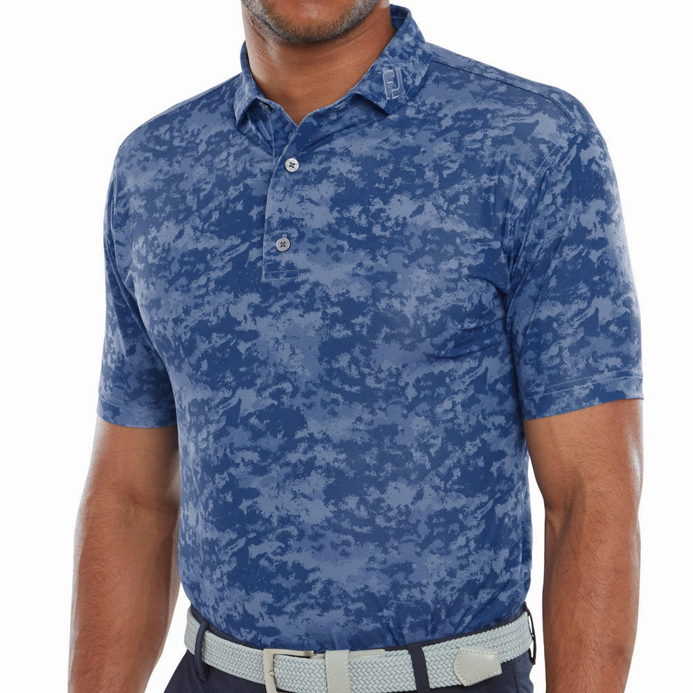 Functional Wear FootJoy Cloud Camo Polo Shirt - Twilight